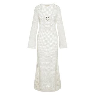 Monday Swimwear + Montego Dress in White Crochet