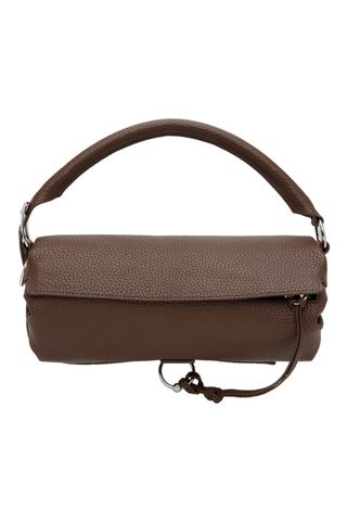 Open YY + Brown Pillow Handle Bag
