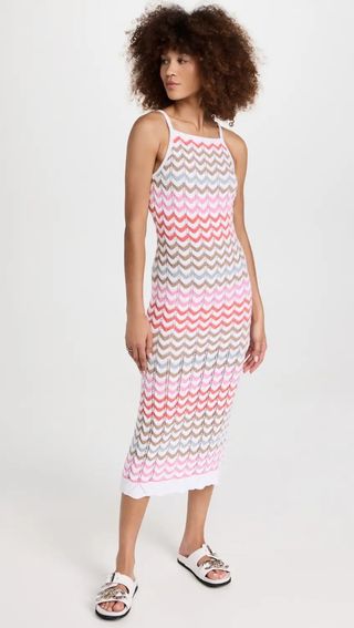 Z Supply + Camille Stripe Crochet Dress
