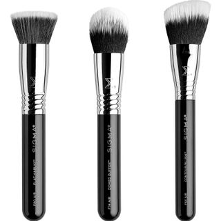 Sigma Beauty + All About Face Makeup Brush Trio Se