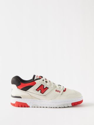 New Balance + BB550 Leather Trainers