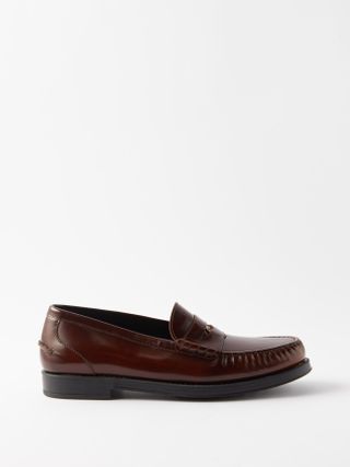 Tod's + Gammo Basso Leather Loafers