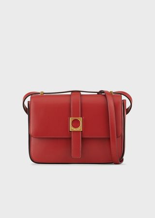 Emporio Armani + Leather Shoulder Bag