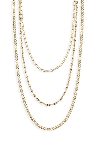 Argento Vivo + Layered Chain Necklace