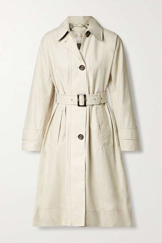 Barbour + Somerland Belted Cotton-Blend Trench Coat