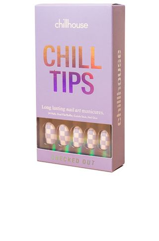 Chillhouse + Checked Out Chill Tips Press-On Nails
