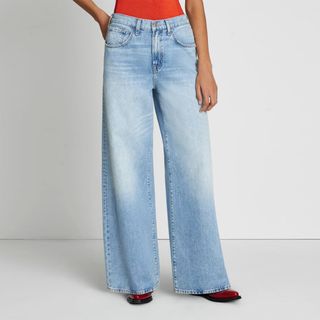7 For All Mankind + Easy Lo Slouchy Wide Leg