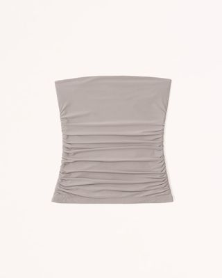Abercrombie & Fitch + Soft Matte Seamless Ruched Tube Top