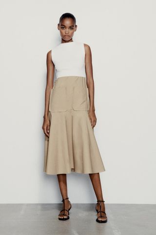 Zara + Dress with Pockets