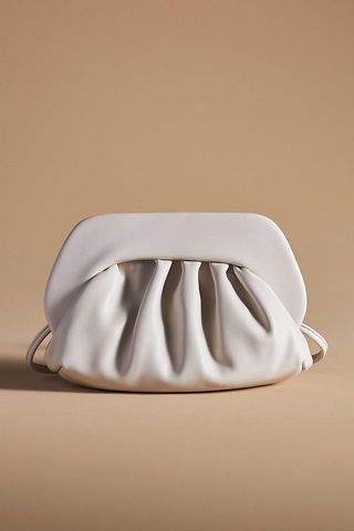 By Anthropologie + Faux Leather Frame Clutch