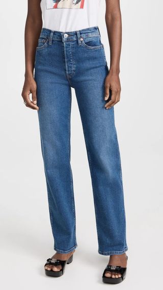 Re/Done + 90s Extra Stretch High Rise Loose Jeans