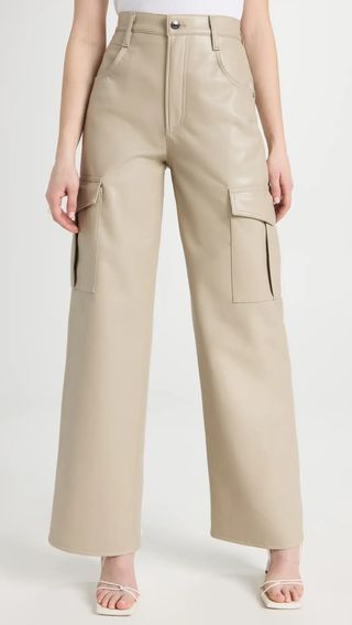 Agolde + Recycled Leather Minka Cargo Pants