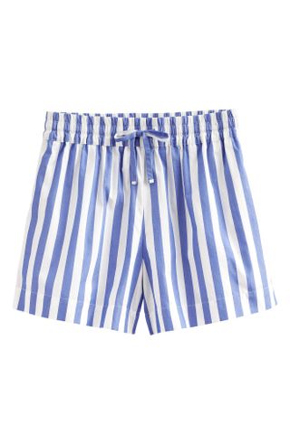Boden + Stripe Cotton Poplin Pull-On Shorts