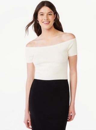Free Assembly + Off Shoulder Sweater Top