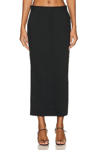 St. Agni + Low-Waisted Tailored Skirt