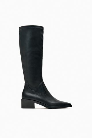 Zara + Flat Boots