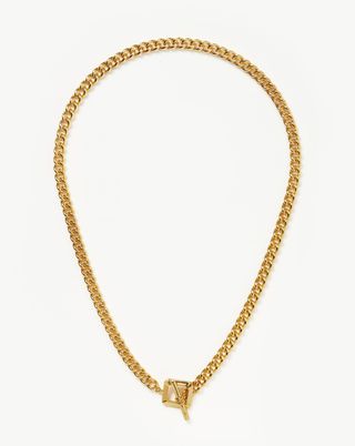 Missoma x Lucy Williams + T-Bar Chain Necklace in 18ct Gold Plated