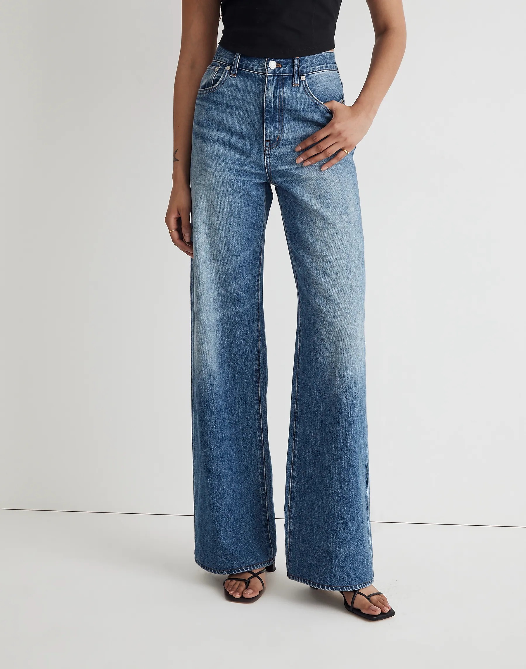 Madewell + Superwide-Leg Jeans