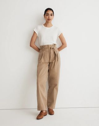 Madewell + Paperbag Trench Trousers