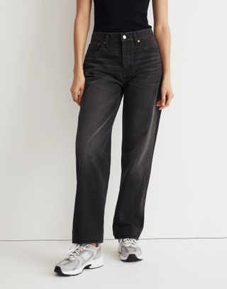 Madewell + Low-Slung Straight Jeans