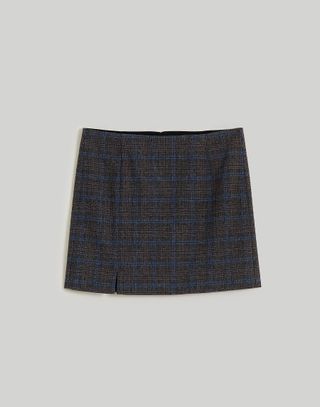 Madewell + Wool-Blend Mini Skirt