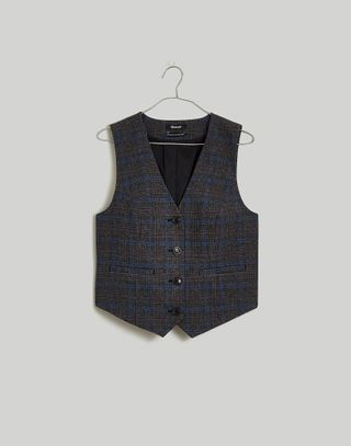 Madewell + Wool-Blend Suiting Vest