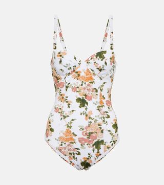Erdem + Amilia Floral Swimsuit