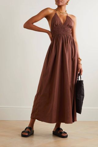 Faithfull the Brand + Bisetta Organic Cotton-Voile Maxi Dress