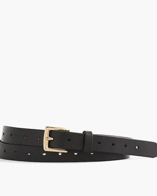 J.Crew + Perforated Leather Belt