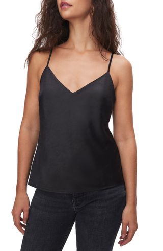 Good American + Washed Satin Camisole