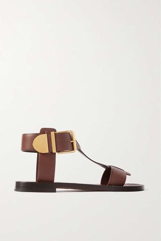 Chloé + Rebecca Leather Sandals