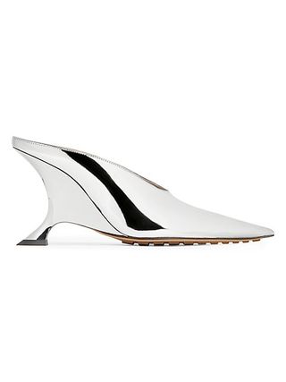 Bottega Veneta + Rocket 90mm Metallic Leather Pumps