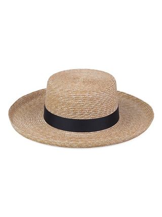 Lack of Color + The Violette Straw Boater Hat