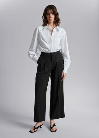 & Other Stories + Tailored High Waist Trousers
