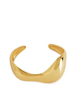 Arket + Sculptural Gold-Plated Cuff Bracelet