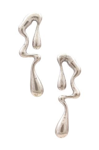 8 Other Reasons x Nat & Liv + Burnished Silver Drop Earrings
