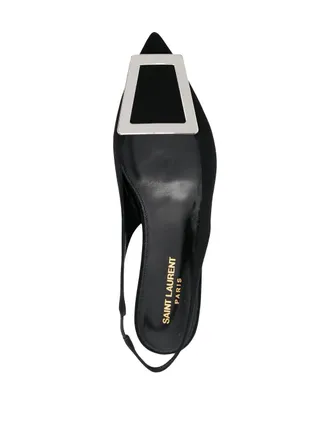 Saint Laurent + Maxine Slingback Ballerina Shoes