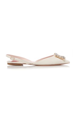 Roger Vivier + Buckle-Detailed Patent Leather Flats