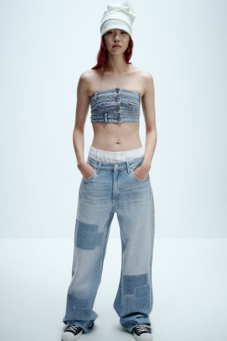 Zara + Mid-Rise Jeans