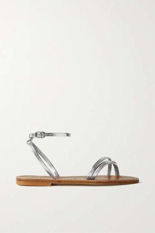 K.Jacques + Milana Metallic Leather Sandals