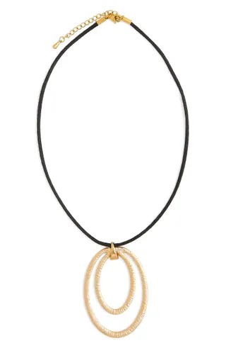 The Chicest 41 Cord Necklaces With Pendants