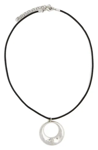 Petit Moments + Infinity Pendant Cord Choker Necklace