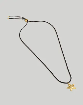 Madewell + Star Cord Choker Necklace