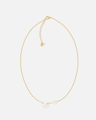 Bruna the Label + Geneva Necklace in 18-Karat Gold Vermeil