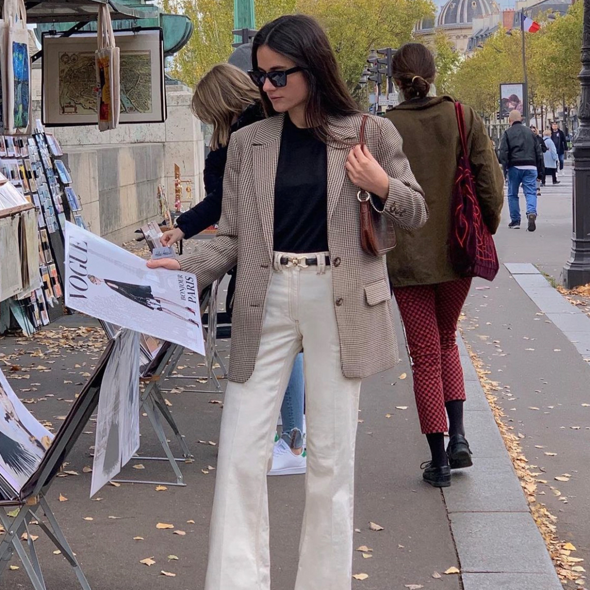 How To Wear The French Girl White Jeans Trend For Spring 2024