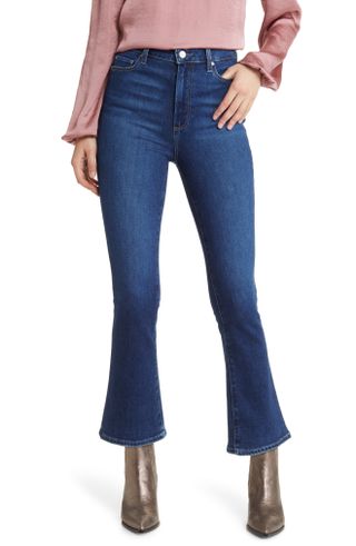 Paige + Claudine High Waist Ankle Flare Jeans