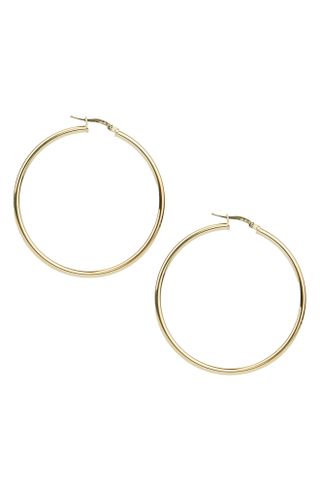 Argento Vivo Sterling Silver + Essential Tube Hoop Earrings