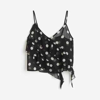 H&M + Flounce-Trimmed Camisole Top
