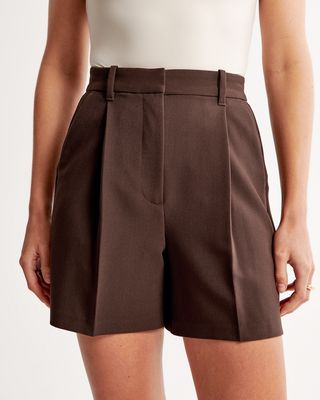 Abercrombie & Fitch + Ultra High Rise Tailored Short