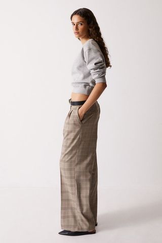 H&M + Wide-Leg Dress Pants